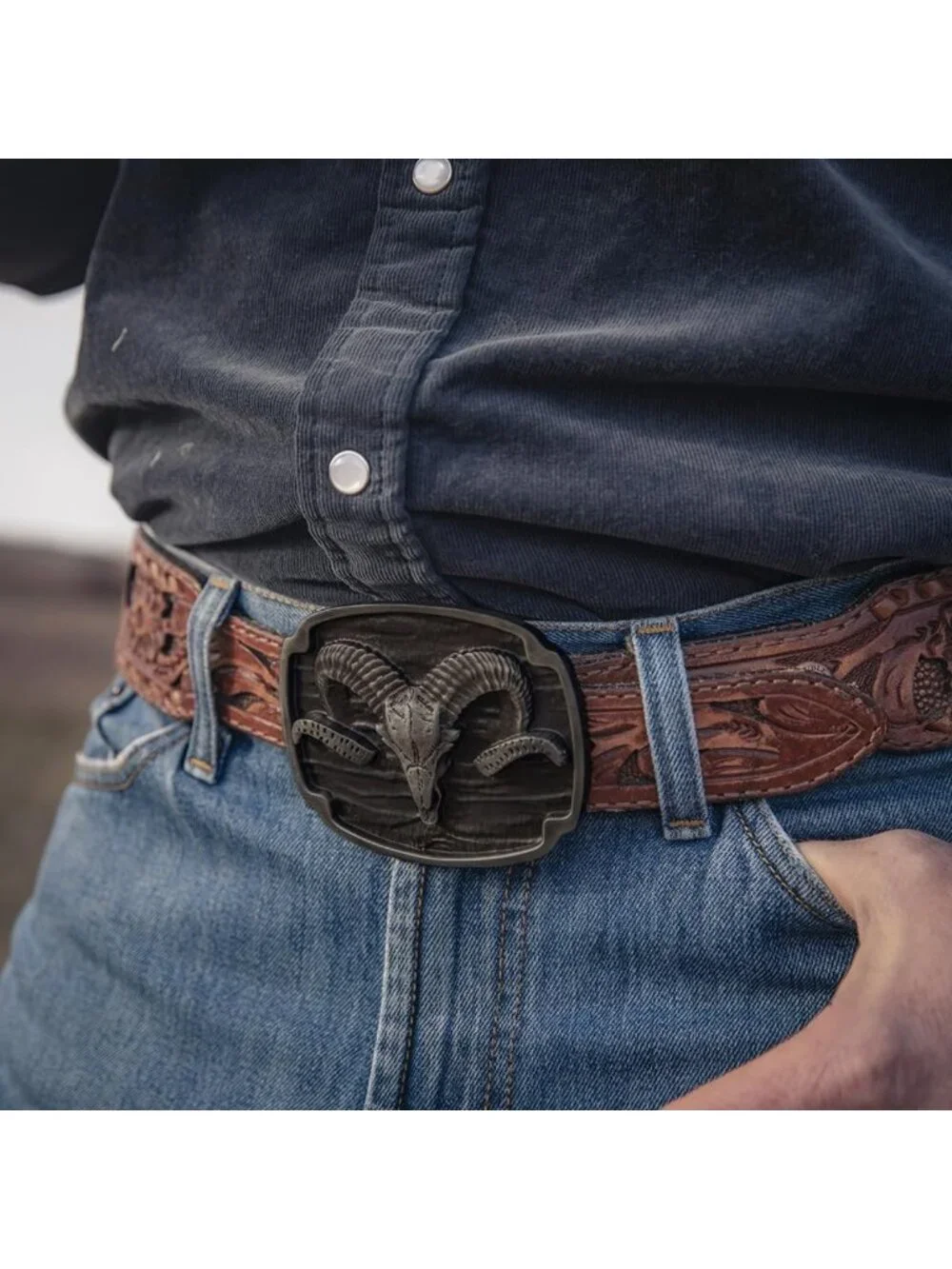 Southwest Series Western Belt Buckle | Attitude Design, Unique Style, Durable